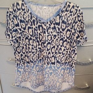 Leopard print tee